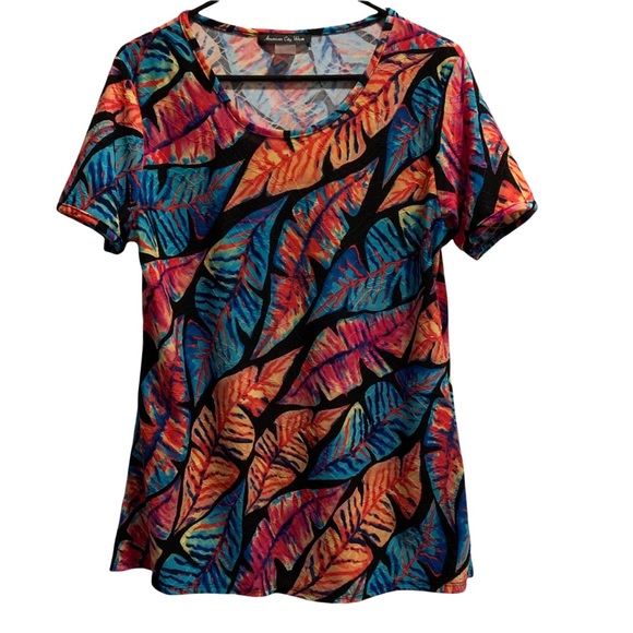 American City Wear Multi-Colored Textured Top * XL - Picture 7 of 7